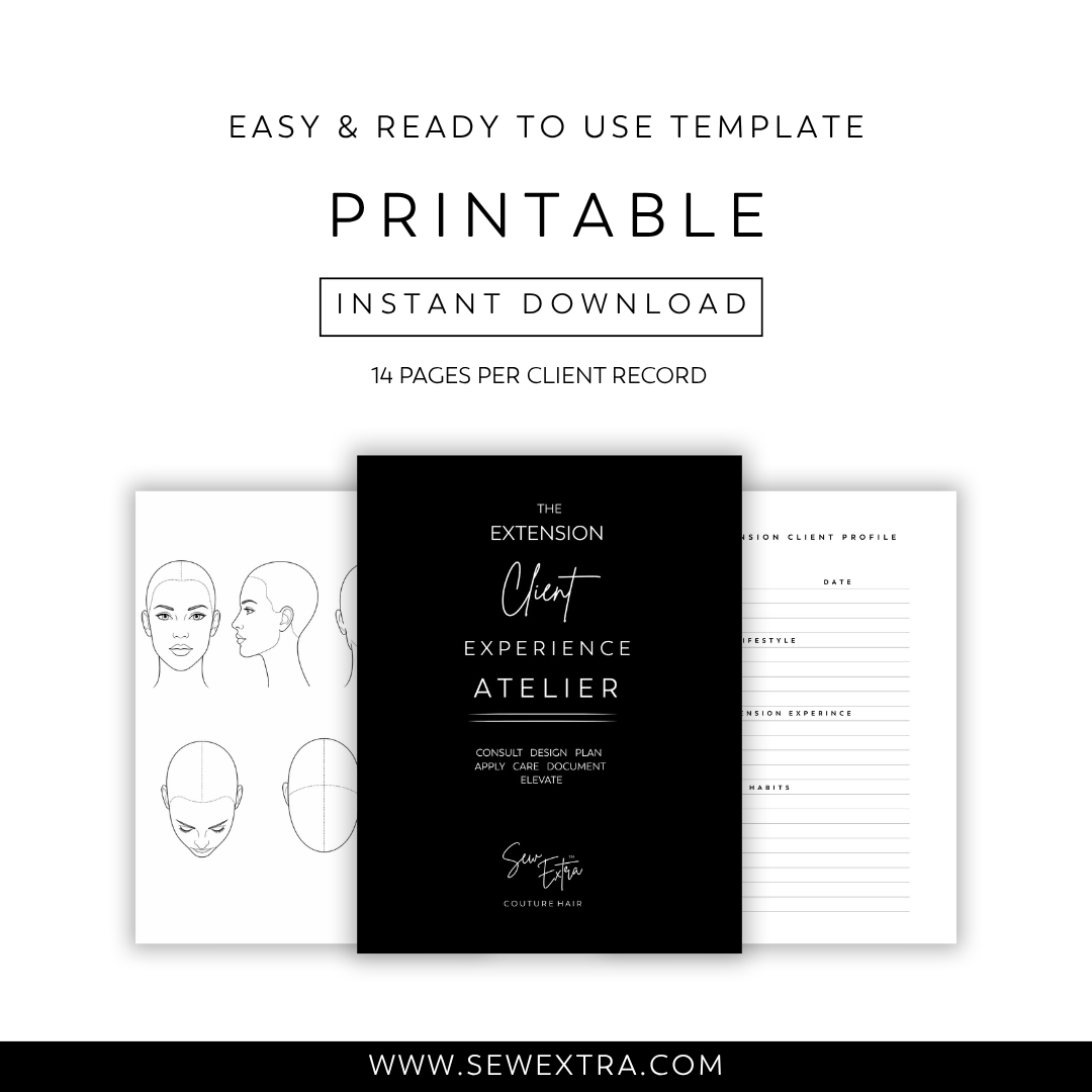The Sew Extra™ Extension Client Experience Atelier-Digital Edition